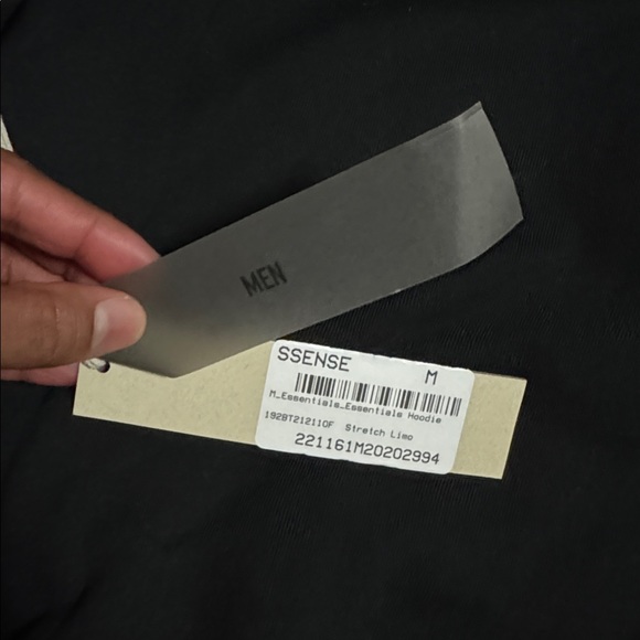 Fear of God Essentials Hoodie Pullover Stretch Limo size medium - Picture 5 of 8